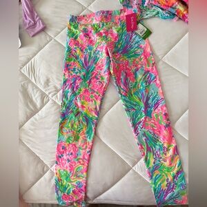 Lilly Pulitzer Vibrant Floral Kids Leggings